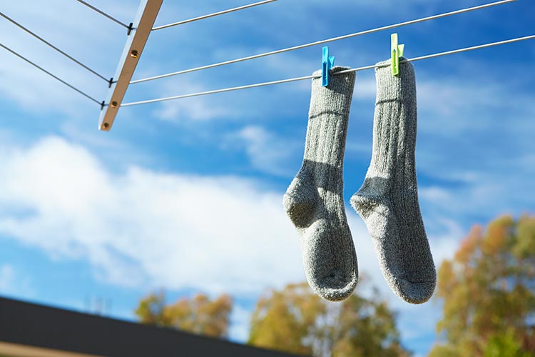 Как правильно мыть носки